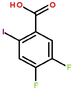 4,5-二氟-2-碘苯甲酸的制备