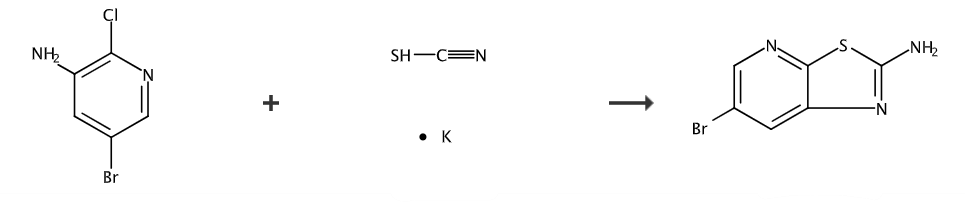 2-氨基-6-溴噻唑并[5，4-B]吡啶的制备