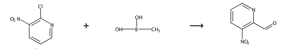 3-硝基吡啶-2-甲醛的制备