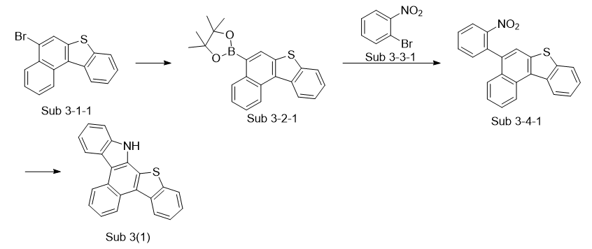 14H-苯并[C]苯并[4,5]噻吩并[2,3-A]咔唑的制备