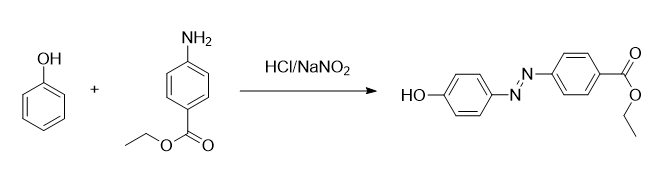 4-(4-羟基-偶氮苯)苯甲酸乙酯的制备和应用