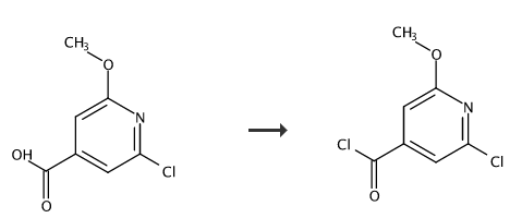 2-氯-6-甲氧基异烟酰氯的制备和应用