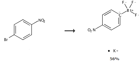 (4-硝基苯基)三氟硼酸钾的制备