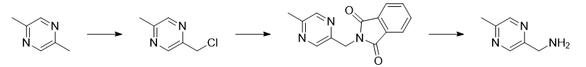 2-氨甲基-5-甲基吡嗪的制备