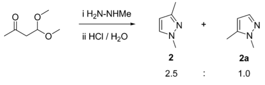 1,3-二甲基-1H-吡唑-4-胺二盐酸盐的制备
