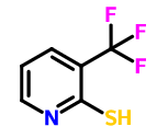 3-(三氟甲基)吡啶-2-硫醇的制备