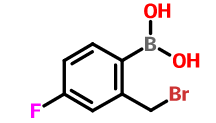 2-溴甲基-4-氟苯基硼酸的制备和应用