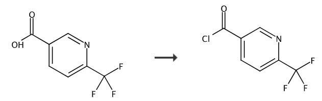  6-三氟甲基烟酰氯的合成路线