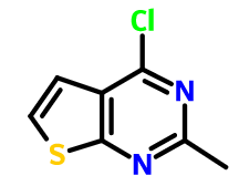 4-氯-2-甲基噻吩并[2，3-D]嘧啶的制备