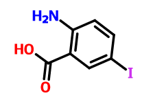 2-氨基-5-碘苯甲酸的制备和应用