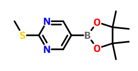 2-甲基硫代嘧啶-5-硼酸频那酯的制备和应用