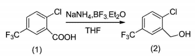 2-氯-5-三氟甲基苄醇的合成路线