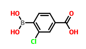 4-羧基-2-氯苯硼酸的应用举例