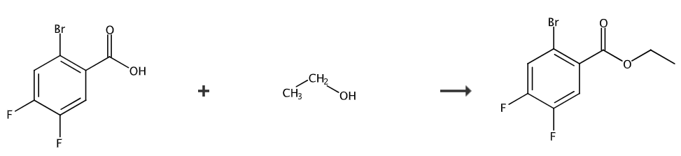 2-溴-4,5-二氟苯甲酸乙酯的制备和应用