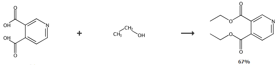 3,4-嘧啶乙二酸二乙酯的制备和应用
