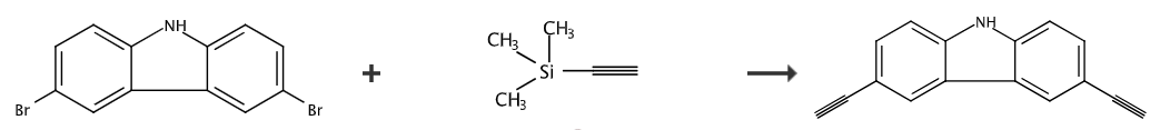 3,6-二乙炔基咔唑的制备