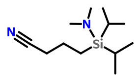 3-氰丙基二异丙基二甲基氨基硅烷的应用举例