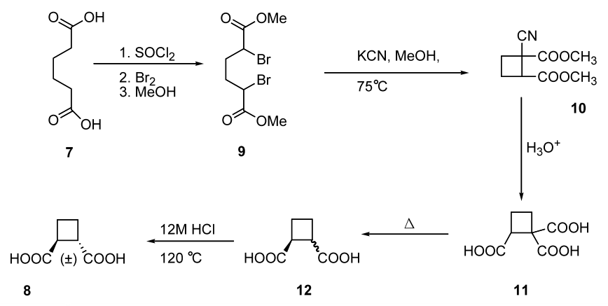 反式-1,2-环丁二酸的制备和应用