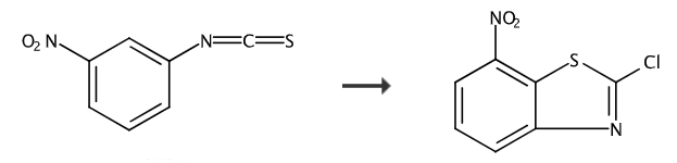  2-氯-7-硝基苯并噻唑的合成路线