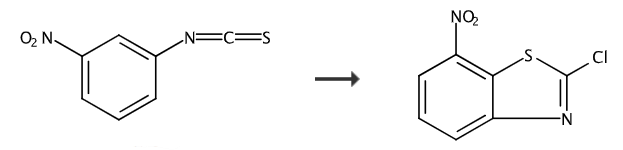 2-氯-7-硝基苯并噻唑的合成路線