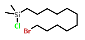 11-溴代正十一烷基二甲基氯硅烷的应用举例
