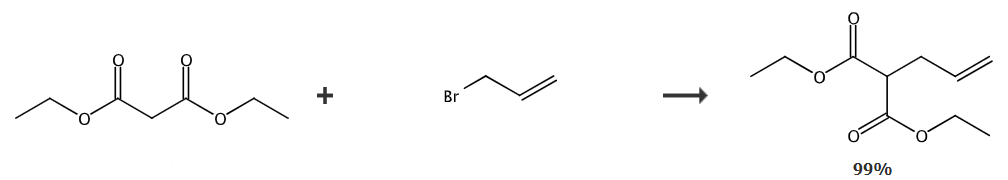 烯丙基丙二酸二乙酯的制备和应用