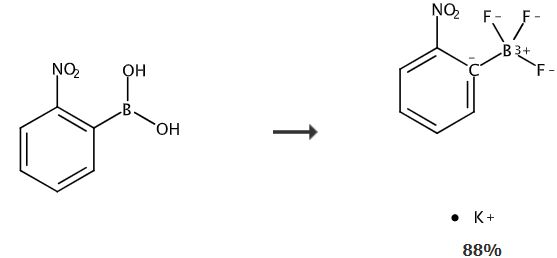  (2-硝基苯基)三氟硼酸钾的合成方法