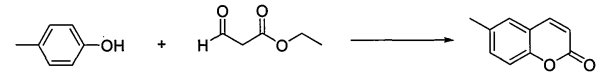  6-甲基香豆素的合成路线