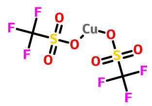 三氟甲烷磺酸铜(Ⅱ)催化剂的制备