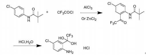 一种4-氯-2-三氟乙酰基苯胺水合物盐酸盐的合成方法