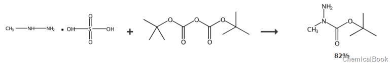 1-叔丁氧羰基-1-甲基肼的制备方法和应用