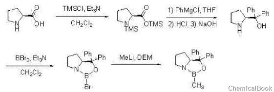 (R)-2-甲基-CBS-恶唑硼烷-合成路线