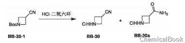 3-乙腈环丁胺盐酸盐制备路线-1