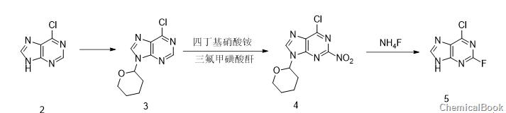 2-氟-6-氯嘌呤的应用