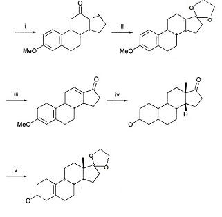 3-甲氧基雌酮-合成路线