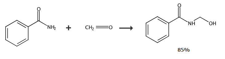 N-羟甲基苯甲酰胺的制备