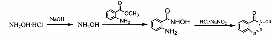 3,4-二氢-3-羟基-4-氧-1,2,3-苯并三嗪的应用