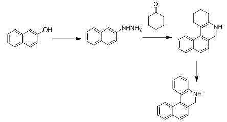 7H-苯并[C]咔唑-制备路线