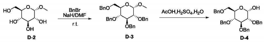 2,3,4,6-四-O-苄基-D-吡喃葡萄糖的制备