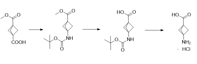 3-氨基双环[1.1.1]戊烷-1-羧酸盐酸盐的制备和应用