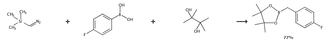 硼酯化合物4-氟苄基硼酸频哪醇酯的制备方法