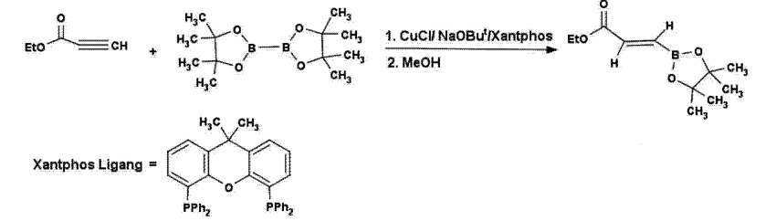 2-(乙氧羰基)乙烯基乙酸二甲基丁二醇酯的制备