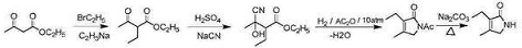 3-乙基-4-甲基-3-吡咯啉-2-酮的制备