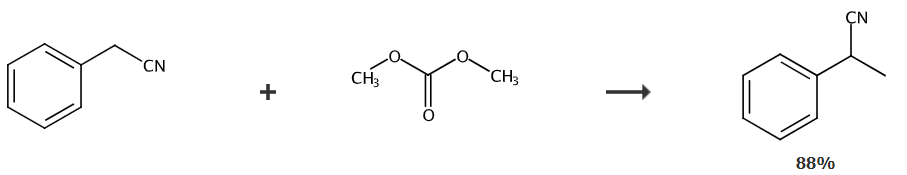 α-甲基苯腈的合成路线