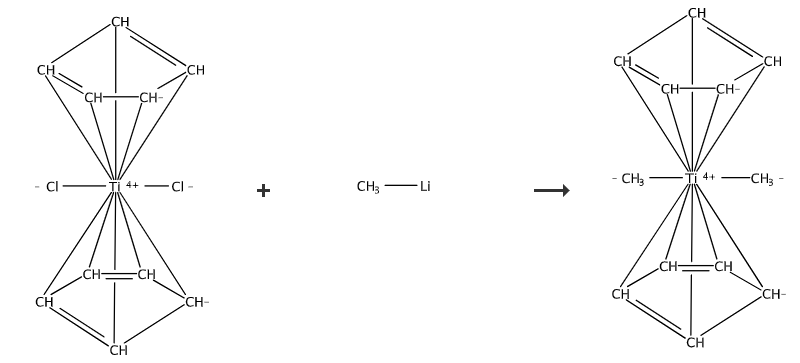 双环戊二烯基二甲基钛的合成路线