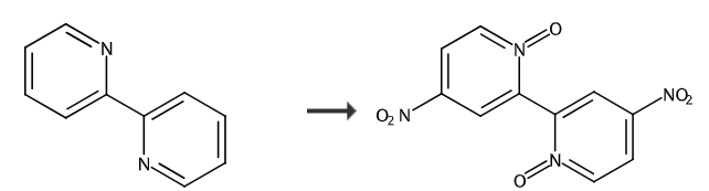 4,4'-二硝基-2,2'-联吡啶-N,N-二氧化物的合成路线