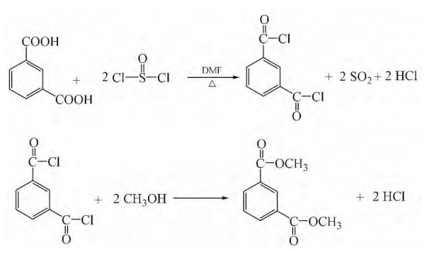 间苯二甲酸二甲酯的制备和应用