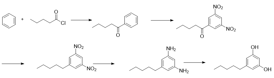 3,5-二羟基戊苯的制备和应用