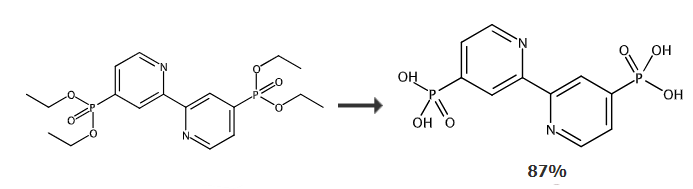 2,2'-联吡啶-4,4'-双磷酸的制备和应用
