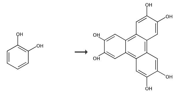 2,3,6,7,10,11-六羟基三苯的制备和应用